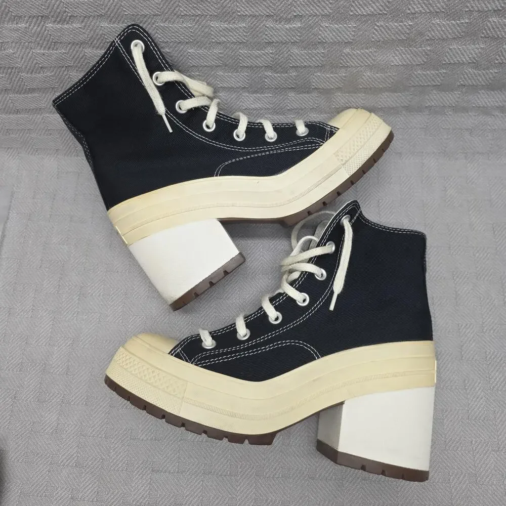Converse Chuck Taylor All Star 70 Hi De Luxe Heel Black Women Size 9